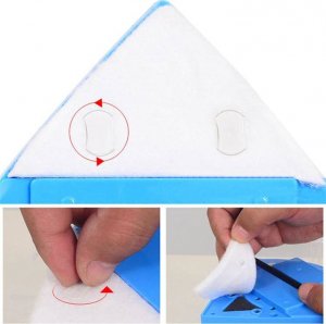 Aptel DWUSTRONNA MYJKA MAGNETYCZNA do Mycia Szyb Okien AG784 6