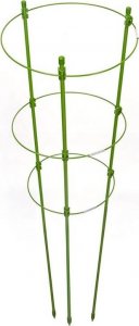 PODPORA DO ROŚLIN KWIATÓW STALOWA zielona 60cm AG691G 2