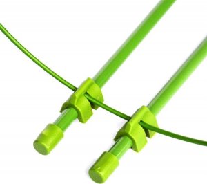 PODPORA DO ROŚLIN KWIATÓW STALOWA zielona 60cm AG691G 5