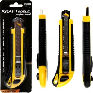 Kraft&Dele NÓŻ DO TAPET METALOWY NOŻYK 18mm ŁAMANE OSTRZA 1