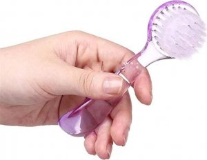 Aptel ANTYSTATYCZNA SZCZOTECZKA do Pyłu z rączką różowa AG792 5