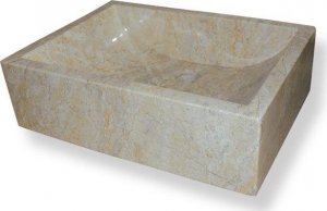 Umywalka INDERA Umywalka z naturalnego kamienia Vester Cream 1