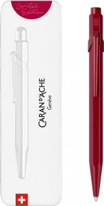 Długopis CARAN D'ACHE 849 Claim Your Style, Edycja 4, Garnet Red 1