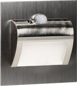 Oprawa schodowa Orno DRACO LED NEW 1,5W, oprawa schodowa podtynkowa, 12VDC, 30lm, 6000K, satyna, czujnik ruchu i zmierzchu AD-OS-6164LR6/N 4