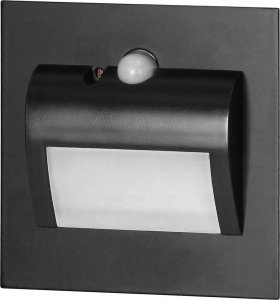 Oprawa schodowa Orno DRACO LED NEW 1,5W, oprawa schodowa podtynkowa, 12VDC, 30lm, 4000K, czarny, czujnik ruchu i zmierzchu AD-OS-6164LR4/B 4
