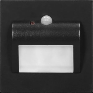 Oprawa schodowa Orno DRACO LED NEW 1,5W, oprawa schodowa podtynkowa, 12VDC, 30lm, 6000K, czarny, czujnik ruchu i zmierzchu AD-OS-6164LR6/B 3