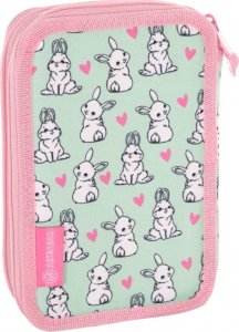 Piórnik Piórnik Dwukomorowy Miętowy Astrabag Z Motywem Króliczka 2