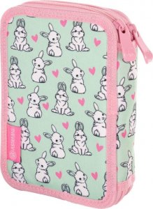 Piórnik Piórnik Dwukomorowy Miętowy Astrabag Z Motywem Króliczka 3