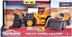 Majorette MAJORETTE Grand Koparka Spychacz Volvo 1:43 21cm 12