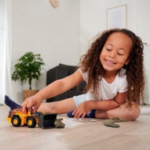 Majorette MAJORETTE Grand Koparka Spychacz Volvo 1:43 21cm 2