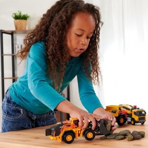 Majorette MAJORETTE Grand Koparka Spychacz Volvo 1:43 21cm 3