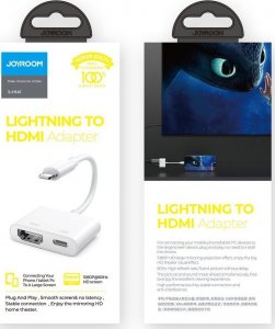 Adapter USB Joyroom S-H141 USB-C - HDMI + USB-C Biały  (6941237153449) 5