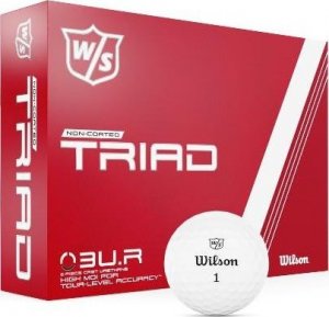Wilson Staff morele Matowe piłki golfowe Wilson Staff TRIAD R (biały mat) 1