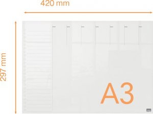 Nobo Planer akryl week na biurko Nobo Home A3 5