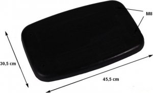 Huśtawka XXL z metalowym wkładem na łańcuchu (stal nierdzewna 5mm) 3