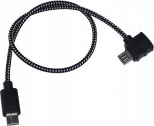 Kabel USB USB-A - microUSB 0.28 m Czarny 1