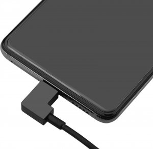 Kabel USB USB-C - microUSB 0.3 m Czarny 4