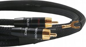 Gramofon Melodika Melodika MDPHD05 Purple Rain Black Edition Kabel 2xRCA PHONO do gramofonu z żyłą uziemiającą - 0,5m 2