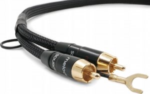 Gramofon Melodika Melodika MDPHD50 Purple Rain Black Edition Kabel 2xRCA PHONO do gramofonu z żyłą uziemiającą - 5m 5