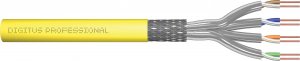 Kabel teleinformatyczny S/FTP kat.7A LS0H drut żółty Dca DK-1743-A-VH-1 /100m/ 1