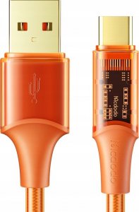 Kabel USB Mcdodo USB-A - USB-C 1.2 m Pomarańczowy (MDD42) 1