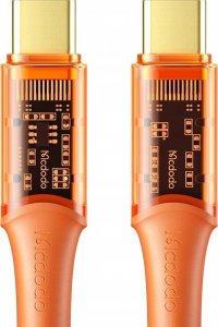 Kabel USB Mcdodo USB-C - USB-C 1.2 m Pomarańczowy 1