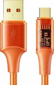 Kabel USB Mcdodo USB-A - microUSB 1.2 m Pomarańczowy 1