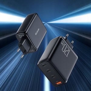Ładowarka Mcdodo MCDODO GaN SZYBKA ŁADOWARKA DO TELEFONU USB-C/ USB 4 PORTY 120W +KABEL USB-C CH-0771 10