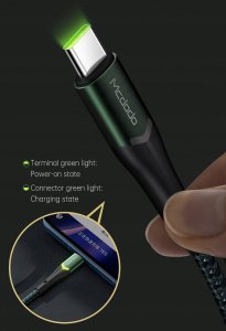 Kabel USB Mcdodo USB-C - USB-C 1 m Pomarańczowy (CA-7962) 6