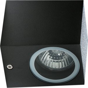 Kinkiet Azzardo Rimini 1 AZ4267 kinkiet lampa ścienna zewnętrzna 1x35W GU10 czarny 9