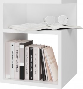 Topeshop SZAFKA NOCNA STOLIK KOMODA SYPIALNIA TINI BIEL 2