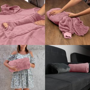 Froster Bluzair - Bluza koc - Różowy 6