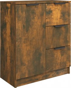 vidaXL Komody, 2 szt., przydymiony dąb, 60x30x70 cm 5