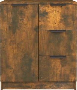 vidaXL Komody, 2 szt., przydymiony dąb, 60x30x70 cm 6