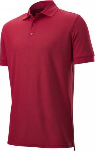 Koszulka golfowa polo Authentic Polo (czerwona, rozm. L) 1