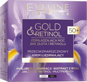 Eveline Gold & Retinol 50+ Przeciwzmarszczkowy Krem ujędrniający na dzień i noc 50ml 1