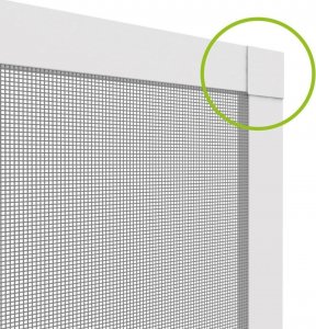 Moskitiera okno alu 100x 120 brązowa 5