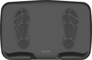 Podkładka, ergonomiczna pod nogi, do pracy na stojąco, z masażerem, antypoślizgowa, czarna, poliuretan 2
