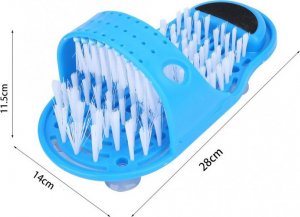 Masażer Szczotka do czyszczenia stóp pod prysznic pumeks masażer do stóp peeling 3
