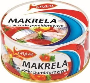 Graal Graal Makrela w sosie pomidorowym 300 G 1