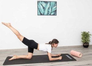 Mata TPE do Jogi i fitness czarno-szara 2