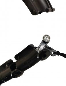 Hula hop z masażerem i obciążeniem czarny 5