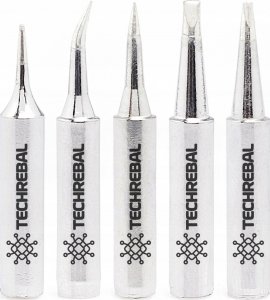 Techrebal ZESTAW PRECYZYJNA LUTOWNICA KOLBOWA TECHREBAL 60W 6