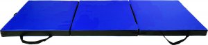 UnderFit Materac gimnastyczny 3-częściowy UF9556 180 cm x 60 cm x 6 cm niebieski twardy 2