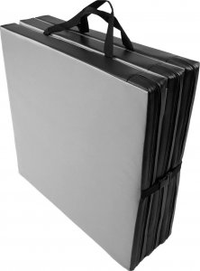 UnderFit Materac gimnastyczny 3-częściowy UF9559 180 cm x 60 cm x 6 cm szary twardy 4