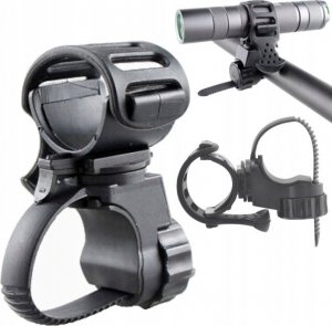 Latarka Led Rower 1200+Uchwyt Obrotowy+Światło Tył 3