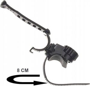 Latarka Led Rower 1200+Uchwyt Obrotowy+Światło Tył 4