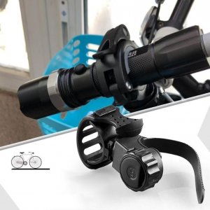 Latarka Led Rower 1200+Uchwyt Obrotowy+Światło Tył 5