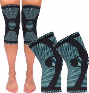 Usztywniacz Kolana Stabilizator Kompresyj 2 Szt Xl 15