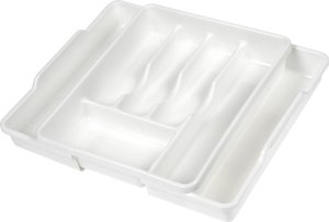 Keeeper Pojemnik Wkład Na Sztućce Rozsuwany Biały Franca 1045.. 7